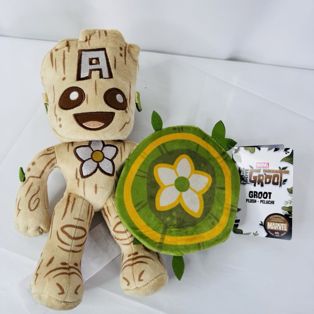 Disney Parks 85th Captain America Guardians of Galaxy We Are Groot Plush NWT